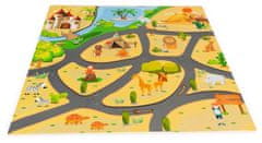 EcoToys Penové puzzle Safari s okrajmi 