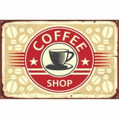 Retro Cedule Ceduľa Coffee Extra Shop