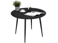 Danish Style Jedálenský stôl Lion, 100 cm, čierna