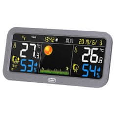 Trevi Meteostanica , ME 3P20, farebný LCD displej, HPA barometer, 230V 50Hz/5V 1 A