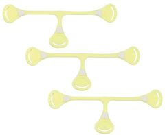 TERRA GAIA Snappi sponka 3pcs. yellow