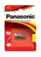 PANASONIC Batéria CR2, EL1CR2, DLCR2, KCR2, RLCR2, DR2R, RLCR2-L, 5046LC, CR17355, 3V, 850mAh