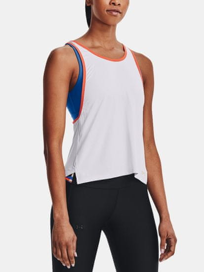 Under Armour Tielko 2 in 1 Knockout Tank-WHT