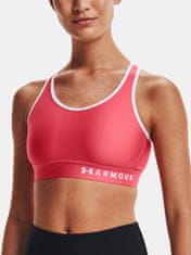 Under Armour Podprsenka Armour Mid Keyhole Bra-PNK S