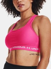 Under Armour Podprsenka UA Crossback Mid Bra-PNK XS