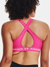 Under Armour Podprsenka UA Crossback Mid Bra-PNK XS