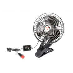 Automax Ventilátor 6" 12V kovový s klipem