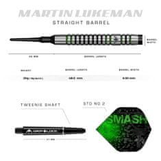 Mission Šípky Martin Lukeman - Black & Green - 20g