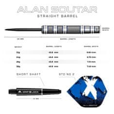 Mission Šípky Steel Alan Soutar - Blue & White - 24g