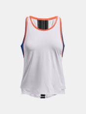 Under Armour Tielko 2 in 1 Knockout Tank-WHT XS