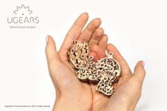 UGEARS 3D puzzle U-Fidget Happy New Gear