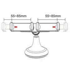 4Car Držiak mobilného telefónu duo