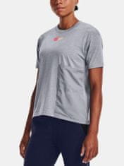 Under Armour Tričko Live Woven Pocket Tee-GRY M