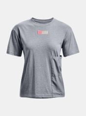 Under Armour Tričko Live Woven Pocket Tee-GRY M