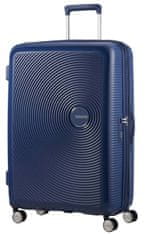 American Tourister Cestovný kufor na štyroch kolieskach SOUNDBOX SPINNER 77 EXP Midnight Navy