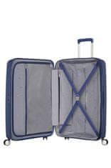 American Tourister Cestovný kufor na štyroch kolieskach SOUNDBOX SPINNER 77 EXP Midnight Navy