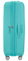 American Tourister Cestovný kufor na štyroch kolieskach SOUNDBOX SPINNER 77 EXP Poolside Blue