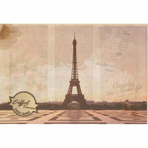 Retro Cedule Ceduľa Paríž - Eiffel Tower 3