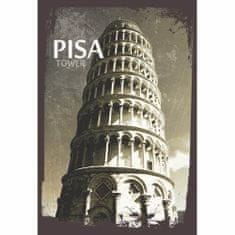 Retro Cedule Ceduľa Torre De Pisa Tower 2