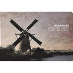 Retro Cedule Ceduľa Netherlands - Windmill 2
