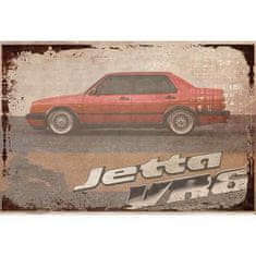 Retro Cedule Ceduľa Auto Jetta VR6