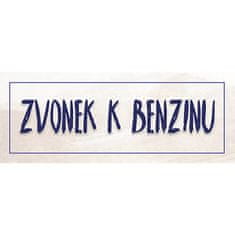 Retro Cedule Ceduľa Zvonek k Benzínu