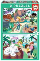 EDUCA Puzzle V Zoo 2x20 dielikov