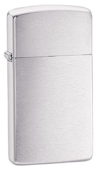 Zippo Zapaľovač 21112 Brushed Chrome Slim