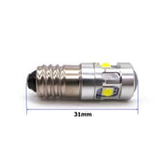 motoLEDy LED žiarovka E10 6V 500lm