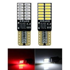 motoLEDy W5W LED žiarovka T10 24V CANBUS 400lm, biela