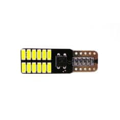 motoLEDy W5W LED žiarovka T10 24V CANBUS 400lm, biela