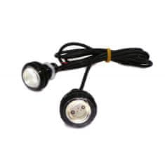 motoLEDy LED červené svetlá 3W 2ks 12V