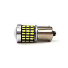 motoLEDy P21W LED BA15S 12-24V CANBUS 2100lm biela žiarovka so šošovkou