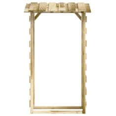 Petromila vidaXL Pergola so strechami 3 ks100x90x200 cm impregnované borovicové drevo