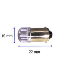 motoLEDy T4W LED BA9S 12V CANBUS 140lm, žltá