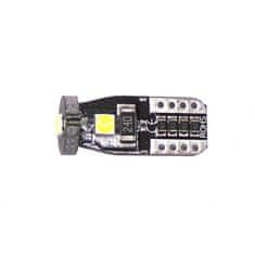 motoLEDy W5W LED žiarovka T10 12V-18V CANBUS 240lm Biela