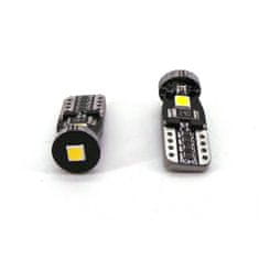 motoLEDy W5W LED žiarovka T10 12V-18V CANBUS 240lm Biela