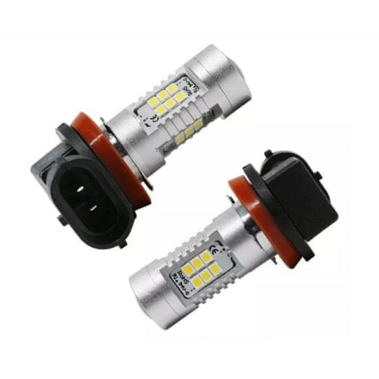 motoLEDy H11 LED žiarovka 12V 1900lm CANBUS biela