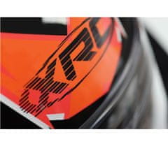 XRC Helma na moto Merchi R black/orange/grey vel. XL