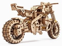 UGEARS 3D puzzle Motorka so sajdkárou 380 dielikov