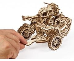 UGEARS 3D puzzle Motorka so sajdkárou 380 dielikov