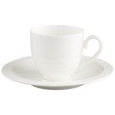 Villeroy & Boch Espresso šálka s tanierikom z kolekcie WHITE PEARL