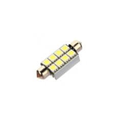 motoLEDy C10W LED žiarovka SV8.5 12V CANBUS 42mm 160lm červená