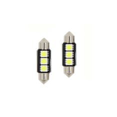 motoLEDy C10W LED žiarovka SV8.5 12V CANBUS 39mm teplá biela 75lm