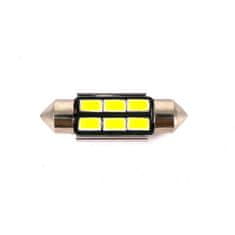 motoLEDy C5W LED žiarovka SV8.5 12V CANBUS 36mm Biela 240lm