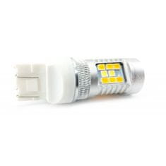 motoLEDy W21/5W LED žiarovka 7443 12V CANBUS TWO-COLOR, biela a oranžová 2000lm