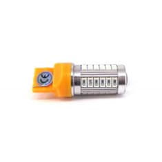 motoLEDy W21W LED žiarovka 7440 12V 1000lm CANBUS kontrolka USA oranžová