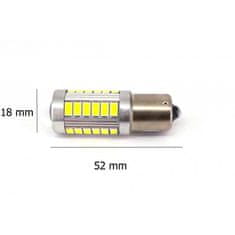 motoLEDy P21W LED žiarovka BA15S 12-24V 1300lm CANBUS biela