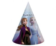 Párty papierové klobúčiky FROZEN 2 - Ľadové kráľovstvo 2 - 6 ks