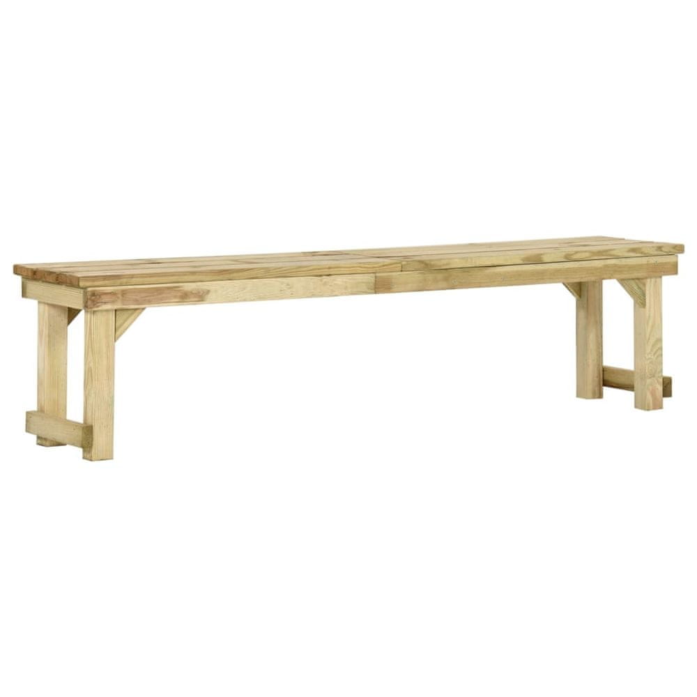 Vidaxl Záhradná lavička 180 cm impregnované borovicové drevo